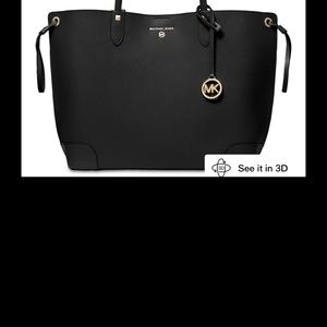 Michael Kors Charlotte Ciara Large Tote Shoulder Bag -gold Stone